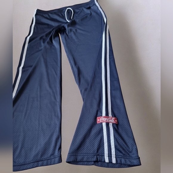 Coca-Cola Brand Vintage Nylon Joggers Track Pants - Picture 3 of 8